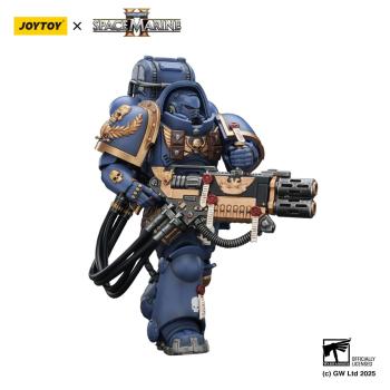 Warhammer 40,000: Space Marine 2 Actionfigur Ultramarines Heavy Artificer Armor with Relic Multi-Melta 13 cm