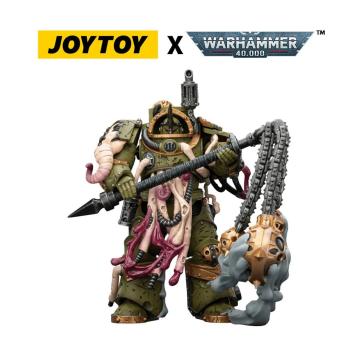 Warhammer 40,000 Actionfigur Death Guard Blightlord Terminator 2 with Flail of Corruption 14 cm