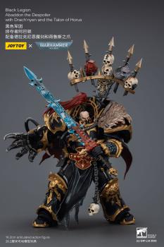 Warhammer 40,000 Actionfigur Black Legion Abaddon the Despoiler with Drach'nyen and the Talo 16 cm