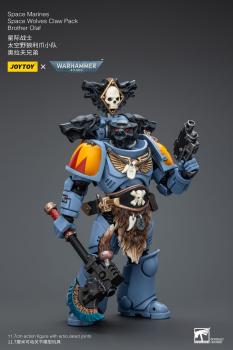 Warhammer 40k Actionfigur 1/18 Space Marines Space Wolves Claw Pack Brother Olaf 12 cm