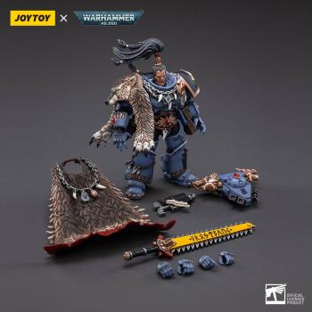 Warhammer 40k Actionfigur 1/18 Space Wolves Ragnar Blackmane 13 cm