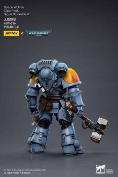 Warhammer 40k Actionfigur 1/18 Space Wolves Claw Pack Sigyrr Stoneshield 12 cm
