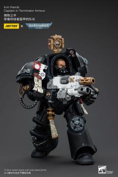 Warhammer 40k Actionfigur 1/18 Iron Hands Captain in Terminator Armour 14 cm