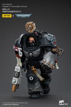 Warhammer 40k Actionfigur 1/18 Iron Hands Captain in Terminator Armour 14 cm