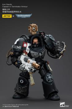 Warhammer 40k Actionfigur 1/18 Iron Hands Captain in Terminator Armour 14 cm