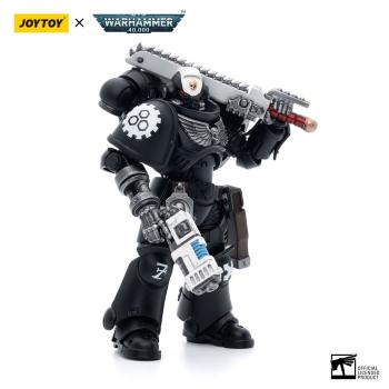 Warhammer 40k Actionfigur 1/18 Iron Hands Assault Intercessors Sergeant Kalock 12 cm