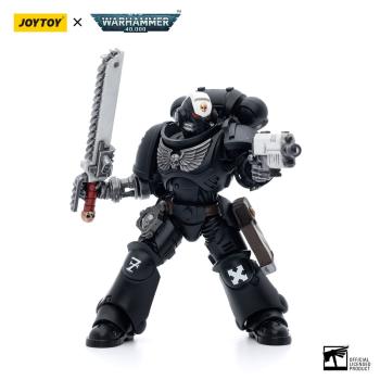 Warhammer 40k Actionfigur 1/18 Iron Hands Assault Intercessors Sergeant Kalock 12 cm