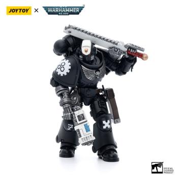 Warhammer 40k Actionfigur 1/18 Iron Hands Assault Intercessors Sergeant Kalock 12 cm
