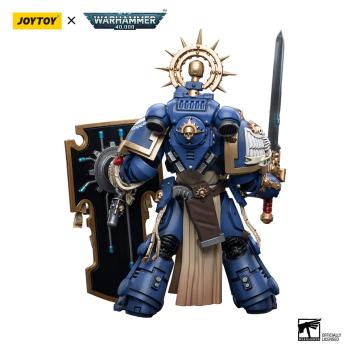 Warhammer 40k Actionfigur 1/18 Ultramarines Primaris Captain with Relic Shield and Power Sword 12 cm