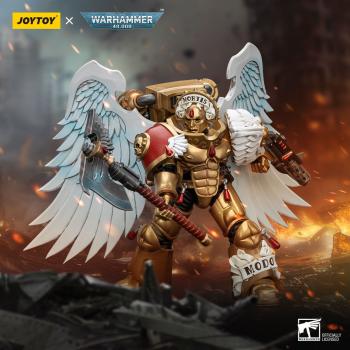 Warhammer 40,000 Actionfigur 1/18 Blood Angels Sanguinary Guard with Encarmine Axe and Inferno Pistol 12 cm