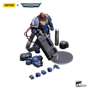 Warhammer 40k Actionfigur 1/18 Ultramarines Desolation Sergeant with Vengor Launcher 12 cm