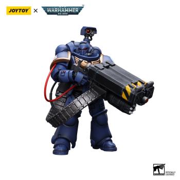Warhammer 40k Actionfigur 1/18 Ultramarines Desolation Marine with Castellan Launcher (Superkrak) 12 cm