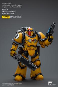 Warhammer The Horus Heresy Actionfigur 1/18 Imperial Fists Legion MkIII Despoiler Squad Sergeant with Plasma Pistol 12 cm