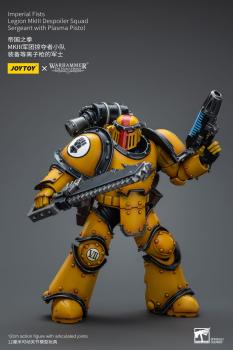 Warhammer The Horus Heresy Actionfigur 1/18 Imperial Fists Legion MkIII Despoiler Squad Sergeant with Plasma Pistol 12 cm