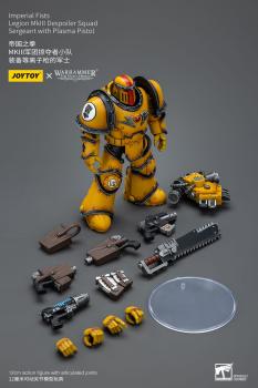 Warhammer The Horus Heresy Actionfigur 1/18 Imperial Fists Legion MkIII Despoiler Squad Sergeant with Plasma Pistol 12 cm