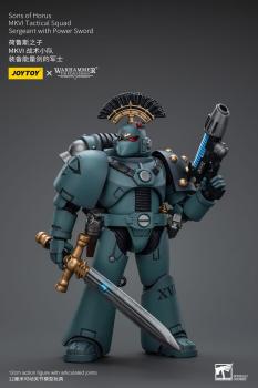 Warhammer The Horus Heresy Actionfigur 1/18 Sons of Horus MKVI Tactical Squad Sergeant with Power Sword 12 cm