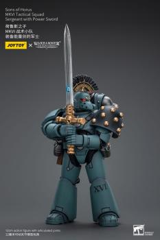 Warhammer The Horus Heresy Actionfigur 1/18 Sons of Horus MKVI Tactical Squad Sergeant with Power Sword 12 cm
