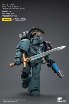 Warhammer The Horus Heresy Actionfigur 1/18 Sons of Horus MKVI Tactical Squad Sergeant with Power Sword 12 cm