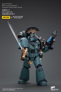 Warhammer The Horus Heresy Actionfigur 1/18 Sons of Horus MKVI Tactical Squad Sergeant with Power Sword 12 cm