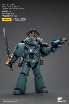 Warhammer The Horus Heresy Actionfigur 1/18 Sons of Horus MKVI Tactical Squad Sergeant with Power Sword 12 cm