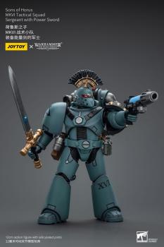 Warhammer The Horus Heresy Actionfigur 1/18 Sons of Horus MKVI Tactical Squad Sergeant with Power Sword 12 cm