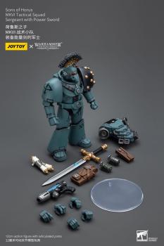 Warhammer The Horus Heresy Actionfigur 1/18 Sons of Horus MKVI Tactical Squad Sergeant with Power Sword 12 cm