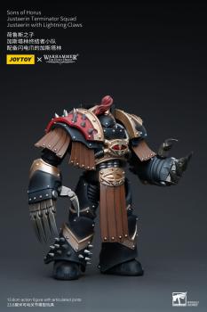 Warhammer The Horus Heresy Actionfigur 1/18 Sons of Horus Justaerin Terminator Squad Justaerin with Lightning Claws 12 cm