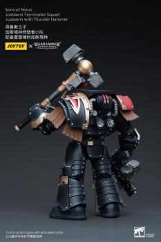 Warhammer The Horus Heresy Actionfigur 1/18 Sons of Horus Justaerin Terminator Squad Justaerin with Thunder Hammer 12 cm