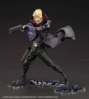 Trigun Stampede ARTFXJ Statue 1/8 Vash the Stampede The Gunman in Black Ver. 22 cmTrigun Stampede ARTFXJ Statue 1/8 Vash the Stampede The Gunman in Black Ver. 22 cm