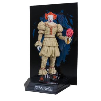 It: Welcome to Derry Movie Maniacs PVC Statue Pennywise (Flashback) (Gold Label) 16 cm