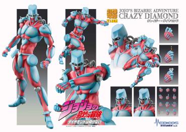 JoJo's Bizarre Adventure Part4 Super Action Actionfigur Chozokado Big (Crazy Diamond) 22 cm