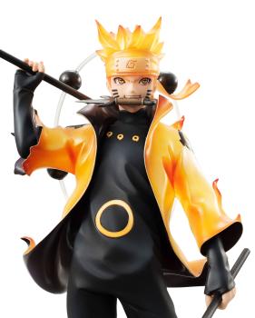 Naruto Shippuden G.E.M. Serie PVC Statue Naruto Uzumaki Six Paths Sage Mode 15th Anniversary Ver. 22 cm