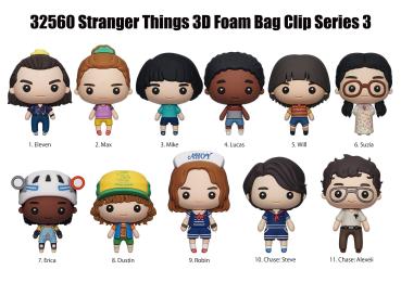 Stranger Things 3D PVC-Taschenanhänger Series 3 1 StückStranger Things 3D PVC-Taschenanhänger Series 3 1 Stück