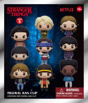 Stranger Things 3D PVC-Taschenanhänger Serie 5 1 Stück