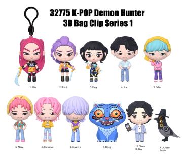 K-Pop Demon Hunter 3D PVC-Taschenanhänger Series 1 1 Stück