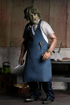 Texas Chainsaw Massacre Clothed Actionfigur Leatherface with Old Lady Mask 20 cm