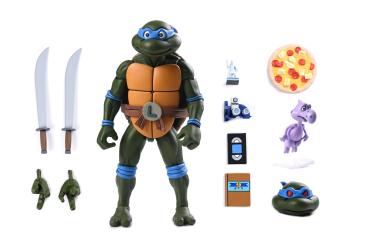 Teenage Mutant Ninja Turtles (Cartoon) Actionfigur Ultimate Leonardo VHS 18 cm