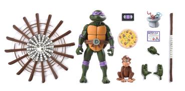 Teenage Mutant Ninja Turtles (Cartoon) Actionfigur Ultimate Donatello VHS 18 cm