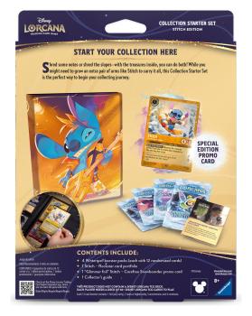 Disney Lorcana TCG Starterset für Sammler Stitch Edition *Englische Edition*