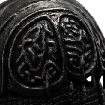 Herr der Ringe Replik 1/4 Helm of the Ringwraith of Rhûn 16 cm