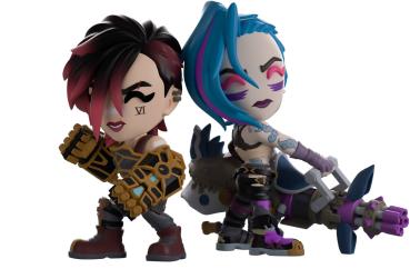 Arcane Vinyl Figuren 2er-Pack Vi & Jinx 11 cm