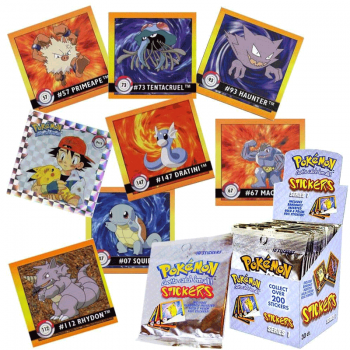 Pokemon Serie 1 Artbox Sticker  - Display -