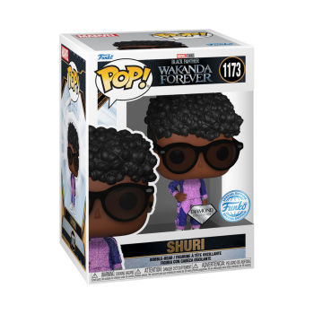 FUNKO POP! - MARVEL- Black Panther Wakanda Forever Shuri #1173 Diamond Collection