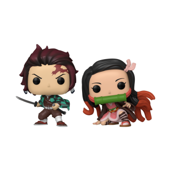 FUNKO POP! - Animation - Demon Slayer Tanjiro und Nezuko #2er Pack