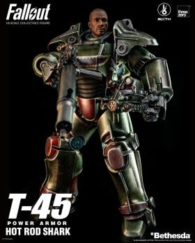 Fallout FigZero Actionfigur 1/6 T-45 Hot Rod Shark Power Armor 37 cm