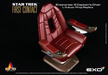 Star Trek: Der erste Kontakt Replik 1/6 Enterprise-E Captain's Chair 15 cm
