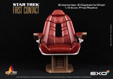 Star Trek: Der erste Kontakt Replik 1/6 Enterprise-E Captain's Chair 15 cm