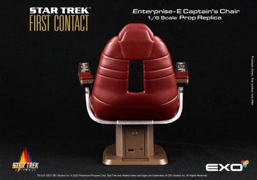 Star Trek: Der erste Kontakt Replik 1/6 Enterprise-E Captain's Chair 15 cm