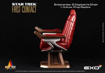 Star Trek: Der erste Kontakt Replik 1/6 Enterprise-E Captain's Chair 15 cm
