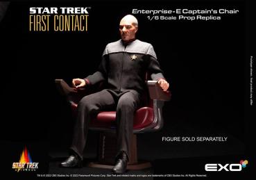 Star Trek: Der erste Kontakt Replik 1/6 Enterprise-E Captain's Chair 15 cm
